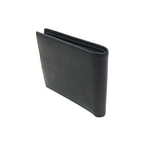 Prada Saffiano Leather Black Wallet Logo